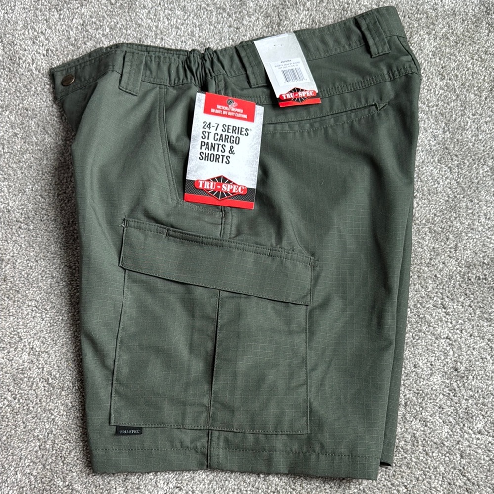Tru-Spec Olive Tactical Cargo Shorts